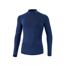 Erima Functional Underwear Long Sleeve Athletic with Collar (seamless) navy blue Men